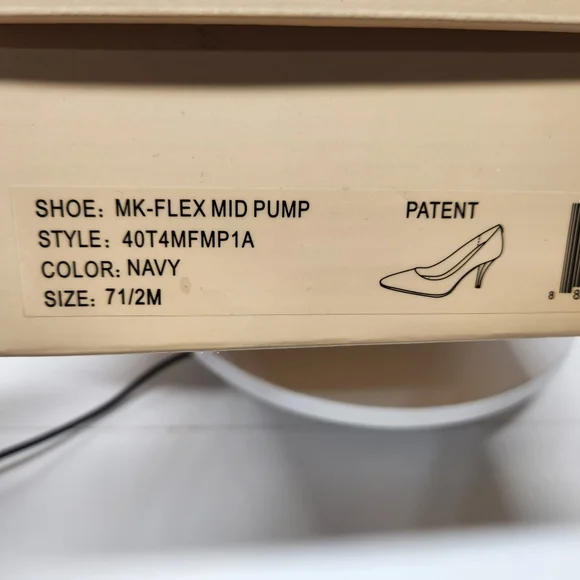 Michael kors flex mid pump Navy color patent Leather - Picture 7 of 11